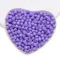 Perline di vetro viola color caramella per la creazione di gioielli fai da te - Viola
