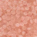 Translucent pink glass faux jade abacus beads for DIY jewelry making accessories - 50 Pieces (3x6mm) / Light Pink