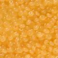 Translucent orange glass abacus beads for DIY jewelry making and bracelet accessories - 50 Pieces (3x6mm) / Orange
