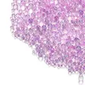 Gedetailleerde weergave van iriserende paarse glazen kralen voor DIY-sieraden en nail art decoraties - Lichtpaars