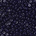Perles en verre bleu marine brillant en forme d'abaque pour la création de bijoux DIY - 50 Pièces/Paquet (3x6.5mm) / Bleu Encre Laqué