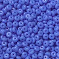 Perles de verre bleu vif en forme d'abaque pour la création de bijoux DIY et l'artisanat - 50 Pièces/Paquet (3x6.5mm) / Bleu Roi Peint