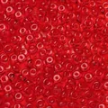 Lot de perles de verre rouge transparent en forme d'abaque pour la création de bijoux DIY - 50 Pièces/Paquet (3x6.5mm) / Rouge Transparent