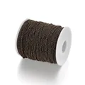 Chaîne croisée en métal couleur bronze antique pour bijoux DIY sur bobine - Bronze Antique
