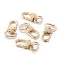 Gouden metalen draaibare karabijnsluiting voor DIY sieraden en tassen accessoires - 5 Stuks Verpakking (21*41mm) / KC Goud
