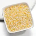 Perline di vetro da 2mm con anima colorata giallo e bianco per gioielli fai da te - 10g (circa 1060 pezzi) / Serie Giallo Pallido