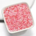 Perline di vetro rosa da 2 mm con anima tinta per la creazione di gioielli fai da te - 10g (circa 1060 pezzi) / Serie Rosa