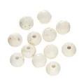 6-12mm off-white ceramic beads with brown speckles for DIY jewelry making crafts - 6mm (20 Pieces/Pack) / Bodhi Seed Style (Cream with Brown Spots)