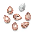 10*14mm champagne druppelvormige glazen steentjes voor DIY nagelkunst en handwerk - 10 Stuks Verpakking / Champagne (03 Stijl)
