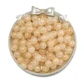 Professional 10mm golden shimmer glass round beads for DIY jewelry making and charms - 50 Pieces (10mm / Hole 1.8mm) / Yellow