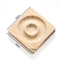Perlendesign-Tablett aus Massivholz 10x10x1,5cm Größen-Diagramm für Schmuckherstellung - Massivholz / Quadratisch