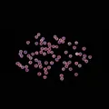 Iridescent pink bubble beads for DIY crystal drip glue resin jewelry filling material - 5g / 1.5-2mm / Light Purple