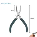 Professional chain nose pliers jewelry tool with 120mm total length and 46mm jaws - Needle Nose Pliers (No Teeth)