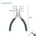 Detailed size specifications for 6-step jewelry looping and coiling pliers tool - 6-Step Bail Making Pliers