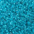 Perles de rocaille en verre bleu cyan de 2,5 mm pour la fabrication de bijoux DIY - 300 Pièces/Pack (2.5mm) / Bleu