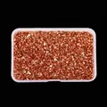 Irregular copper colored crushed glass stones for DIY jewelry and nail art crafts - Tan