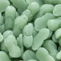 Détail de breloques Pi Xiu en verre vert imitation jade pour la création de bijoux. - Pixiu / 5 Pièces (15.5x30.5mm) / Vert clair