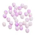 Perle tonde in acrilico cangianti sfumate lavanda per gioielli bracciale fai da te - 6mm - 100 Pezzi/Confezione / Viola