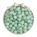 Perle di vetro proteico screpolato verde menta da 10mm per la creazione di gioielli - 50 Fogli / Verde scuro