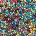 Perline di vetro da 2,5 mm in colori misti per la creazione di gioielli fai da te - 300 Pezzi/Confezione (2.5mm) / colori misti casuali