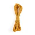 Premium 1mm ginger yellow Taiwan waxed cord for DIY handmade jewelry braiding and weaving - 66 Meters/Pack / Dark Yellow