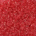 Dettaglio di perline di vetro rosso con anima d'argento da 2,5 mm per gioielli fai-da-te - 300 Pezzi/Confezione (2.5mm) / Rosso