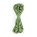 Green 1mm three-strand Taiwan wax cord bundle for DIY jewelry making and braided bracelets - 66 Meters/Pack / Green