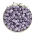 10mm lavender ice-crack protein glass beads for DIY bracelet jewelry making SKU variant - 50 Sheets / Purple