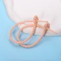 Verstellbarer rosa Silikon-Kabelbinder im Katzenpfoten-Design für Kabel und DIY - Katzenpfoten-Form / 2 Stück/Set / Fleischrosa