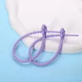 Lila silikonkabelbinder in pfotenform für kabelorganisation und süßes puppenzubehör - Katzenpfoten-Form / 2 Stück/Set / Lila
