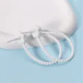 Weiße Silikon-Kabelbinder mit Blumendesign, flexibler Kabel-Organizer für Datenkabel - Pflaumenblüte / 2 Stück/Set / Weiß