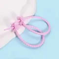 Rosa Stern-Silikon-Kabelbinder für Kabelmanagement und Taschendekoration Zubehör - Fünfzackiger Stern / 2 Stück/Set / Hellviolett