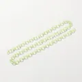 Lichtdoorlatende lichtgroene acryl schakelketting, 50cm voor DIY tas en accessoires - 50cm / Groen