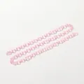 Roze transparante acryl ketting 50 cm voor DIY-telefoon en tassen - 50cm / Roze