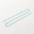 Light blue 50cm transparent acrylic link chain for DIY phone and handbag accessories - 50cm / Sky Blue