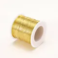 Professional 18k gold plated copper wire spool for DIY jewelry making and beading crafts - 0.2mm / 18K Gold Plated Copper Wire (5 Meters)