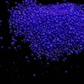20g iridescent non-porous blue glass micro-beads for DIY nail art decorations - 20g/Pack / Sapphire Blue