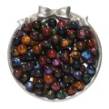 Multi-colored resin cat eye loose beads for DIY handmade bracelet and necklace jewelry - Random Mixed Colors