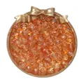 10mm amber ice-transparent faceted glass crystal beads for DIY jewelry making variant - 50 Pieces (10mm/1.4mm Hole) / Orange