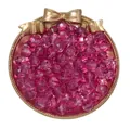 Pink 10mm faceted glass crystal beads for DIY jewelry making and craft supplies - 50 Pieces (10mm/1.4mm Hole) / Rose Red