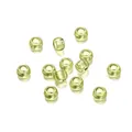 Hellgrüne transparente 3,5-mm-Lochperlen für das DIY-Schmuckbasteln zu Hause - 100 Stück/Packung (Großloch-Eimerperle 5.5x9mm) / Hellgrün