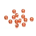 Satz lichtdurchlässige orangefarbene Acrylperlen mit großem Loch für DIY-Schmuck - 100 Stück/Packung (Großloch-Eimerperle 5.5x9mm) / Orange