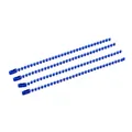 Vibrant blue painted metal ball chains with connectors for DIY keychains and tags - 11.5cm * 2.4mm (20 Pieces/Pack) / Blue