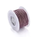 Durable mauve braided nylon cord for DIY handmade jewelry, necklaces and bracelets - Thickness 2mm / Length 25m / 1 Roll / Light Purple