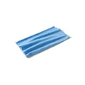 Soft premium light blue 100% merino wool neck gaiter with thin seamless knit design - Fresh Blue