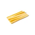 Soft yellow 100% merino wool neck gaiter, seamless knitted face mask for cycling - Goose Yellow