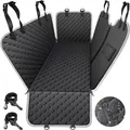 Housse de siège auto imperméable et résistante pour chien protection de banquette. - Style 101 Noir