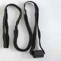 Hochwertige schwarze elastische Bungee-Hundetrainingsleine mit weichem Schaumstoffgriff - Einzelseil / Schwarz