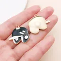 High-quality American baseball helmet alloy pendant charms with black enamel finish - Baseball Team Cap (19637) / 1 Piece/Pack (24x25mm) / Black