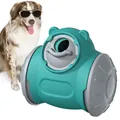 Jouet distributeur de croquettes cylindrique bleu sarcelle et gris pour chiens actifs - Voiture Distributeur Lent Ours / Vert
